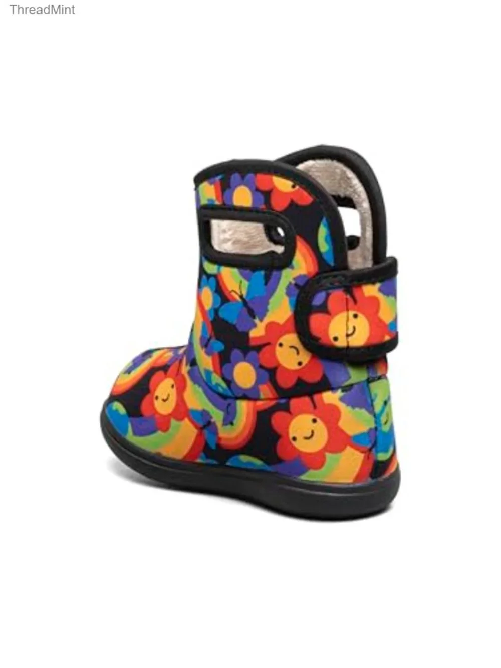 Waterproof Baby Rain Boots with Faux Fur Lining
